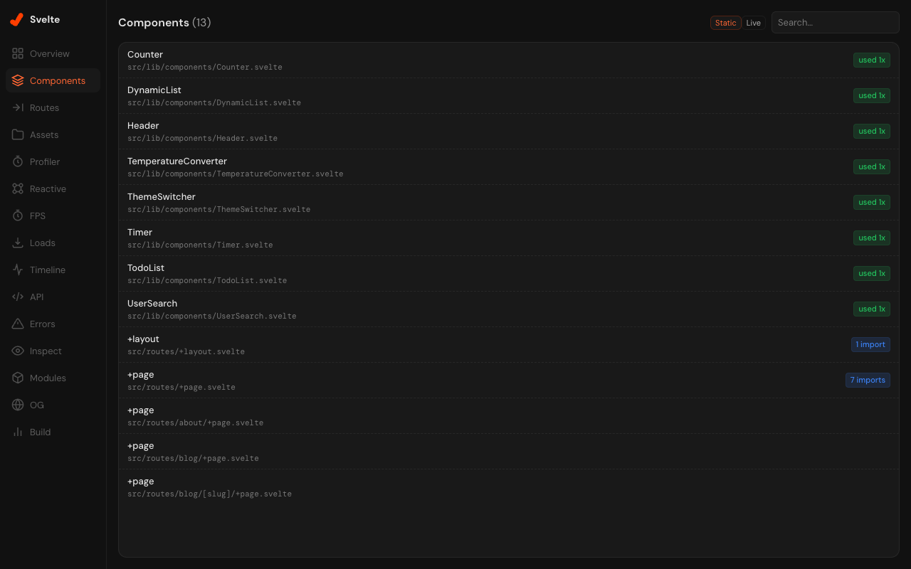 Component Inspector