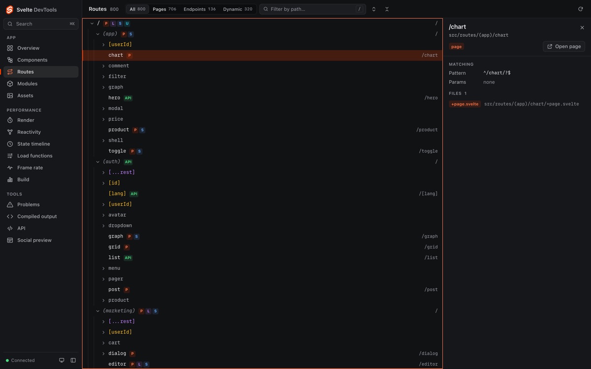 Routes screenshot 1